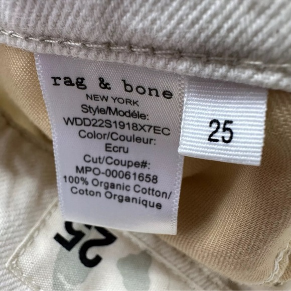 Rag & Bone 100% Cotton Women’s Maya High-Rise Walking Denim Short Sz 25 - Picture 10 of 11